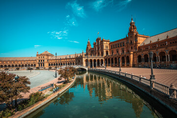 Plaza Espana, Sevilla, Spain.