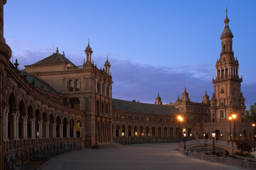 Obraz premium Plaza Espana, Sevilla, Spain.