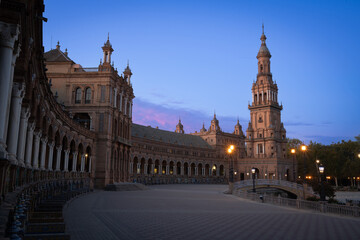 Obraz premium Plaza Espana, Sevilla, Spain.
