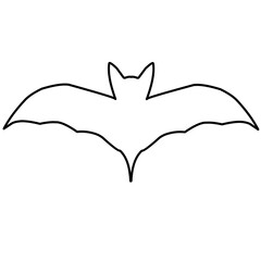 Bat Outline Vector 