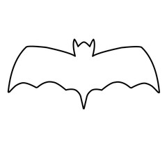 Bat Outline Vector 