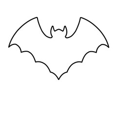 Bat Outline Vector 