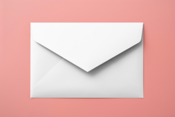 PNG envelope mockup, transparent design