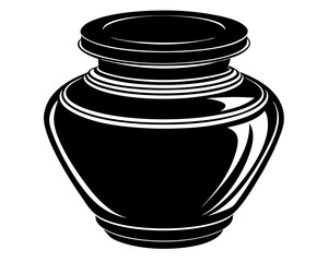 jar  black  silhouette icon