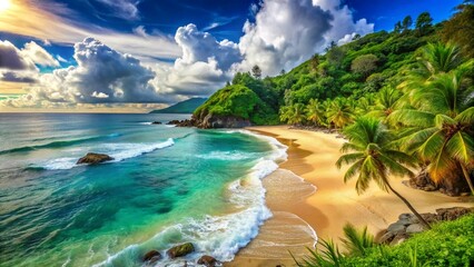 Obraz premium Breathtaking Natural Landscape Scenery Capturing the Beauty of Nature's Wilderness and Open Spaces