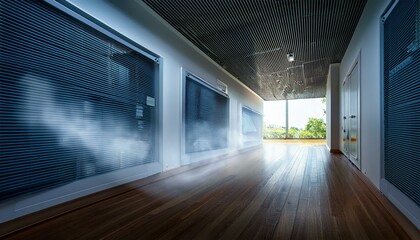 Fototapeta premium air conditioning unit blowing out cool air into a room