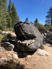 rocks in the mountains