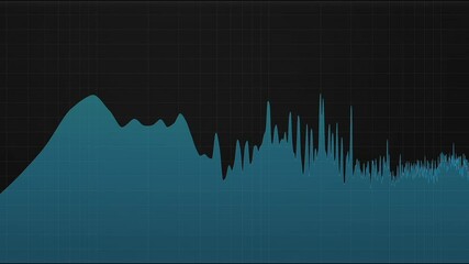Audio Spectrum Analyzer Visual Frequency Data
