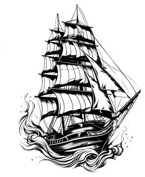 recommend clip art: PNG  Ship drawing transportation illustrated.