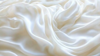 Obraz premium A clear photo of a white cloth with a crisp image of the top and bottom fabric