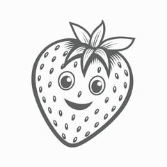 Obraz premium free vector strawberry icon symbol design 