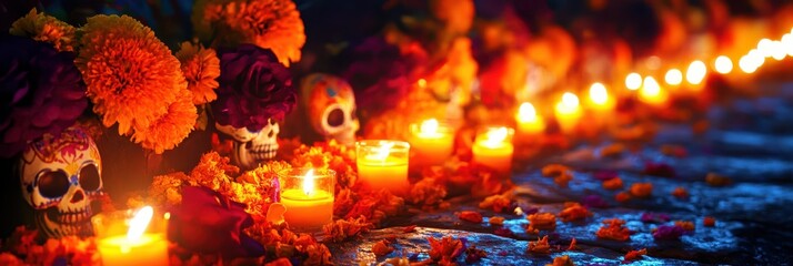 day of the dead candles