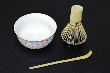 Juego de té, matcha