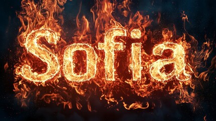 Fire personalized name postcard perfect for decor.