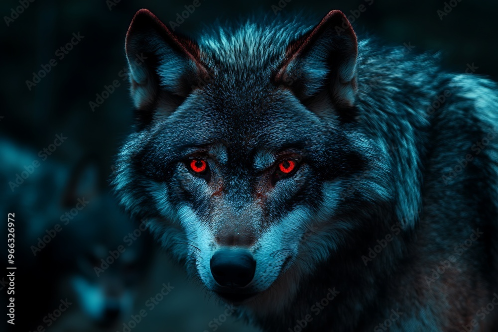 Canvas Prints portrait of a wolf