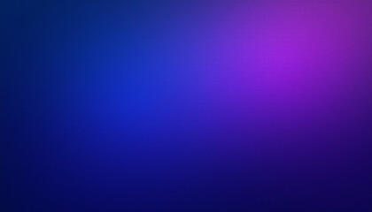 Abstract deep blue and purple gradient noisy grain background texture