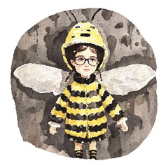 Art Bee Bee-autiful Bee-ing Bee-lieve Buzz Costume Creative Creativity Day Dream Eternity Galaxy Gift Heart Imagination Life Masterpiece Mind Moment Painting Simple Soul Bee Honey Pollen Watercolor