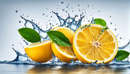 lemon in water