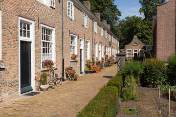 Beguinage with sixteenth-century beguine houses in the historic center of Breda.