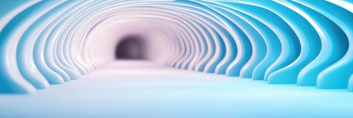 Obraz premium Tunnel's approximate curve