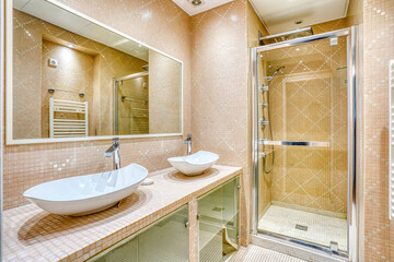 interior with bathroom