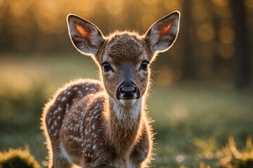 cute deer cub