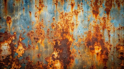 Detailed Grungy Metallic Texture Featuring Rust and Wear for Industrial Design Projects