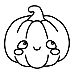 Jack o lantern Pumpkin Outline