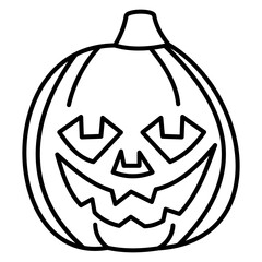 Jack o lantern Pumpkin Outline