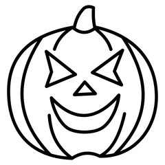 Jack o lantern Pumpkin Outline