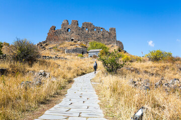 Ruins of Amberd, a 10th-century fortress located on the slopes of Mount Aragats