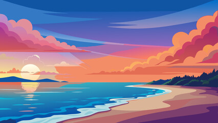 clear blue sky with white clouds Background