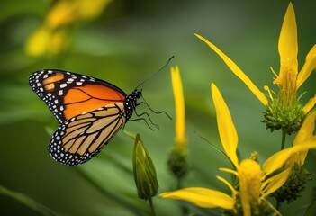 Obraz premium exploring vibrant details diverse native wildlife habitats filled lush flora fauna natural environment, animals, species, biodiversity, ecosystem