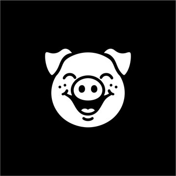 recommend clip art: pig face logo for meat fashion toy