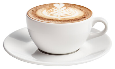 PNG Cup cappuccino coffee saucer.