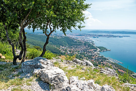 Aussicht auf Triest, Italien