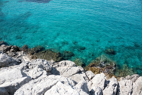 blaues Meer in Griechenland