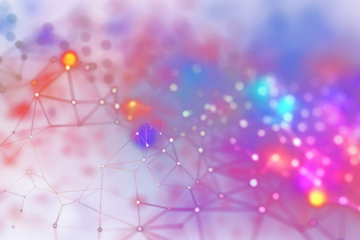 PNG Technology digital background network mesh colorful.