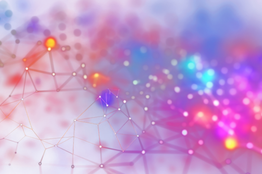 PNG Technology digital background network mesh colorful.