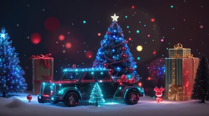 New Year's mood and toys