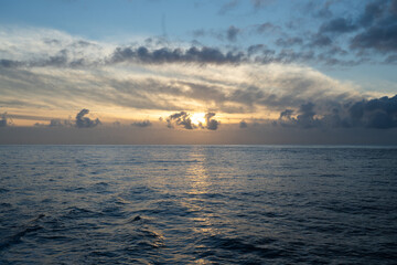 Fototapeta premium puesta de sol 