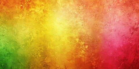 Fototapeta premium Abstract Gradient Wall Texture in Green, Yellow, and Red Hues, texture, abstract, gradient