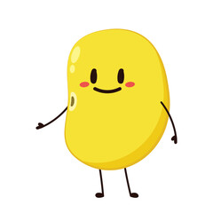 Soybean vector. Soybean character design.