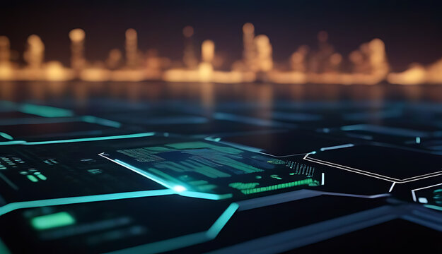 abstract tech background illustrated cyber resilience featuring threat detection incident response continuity planning strategies safeguard