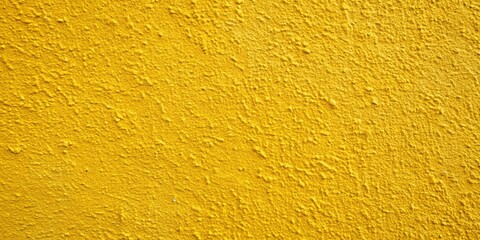 Naklejka premium Golden Texture A Detailed Macro View of a Rough Yellow Wall, Wall Texture, Yellow, Background
