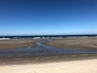 Just watching the water flow in and out 