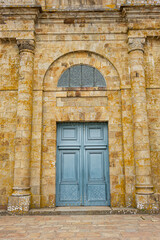 Fototapeta premium Le Mont Sent Michael, France – August, 31, 2024: Benedictine Abbey of Mont Saint-Michel is a remarkable example of medieval architecture. Abbey church is the highest point of Mont-Saint-Michel.
