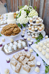 dessert table