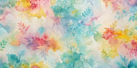 Watercolor Abstract Floral Pattern, Watercolor Floral, Abstract Floral, Watercolor Painting