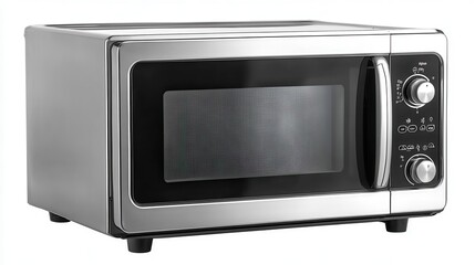 Fototapeta premium Stainless Steel Microwave Oven